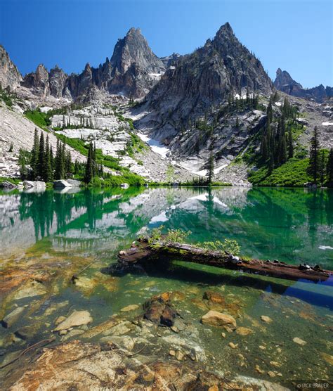 Bushwhack Lake Sawtooth Range Idaho Mountain Photography By Jack