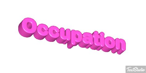 Occupation Word Animated  Logo Designs