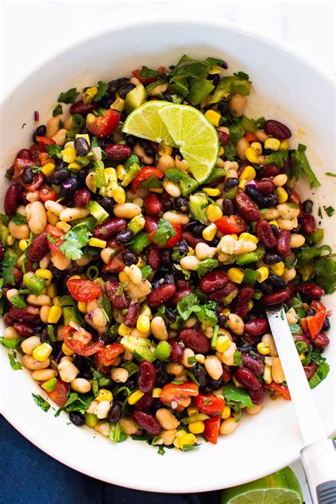 mexican bean salad {easy recipe}