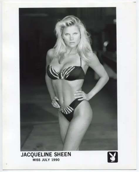 Playboy Playmate Jacqueline Sheen Pin Up Silver Photos Sexy Picclick