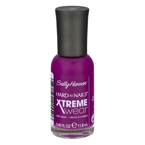 Save On Sally Hansen Hard As Nails Xtreme Wear Nail Color Pep Plum 529