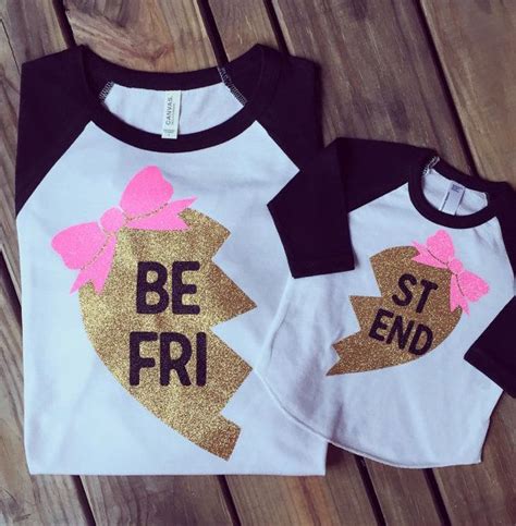 Best Friends Raglan Shirts Mommy And Me Shirts Twins Shirts Sisters