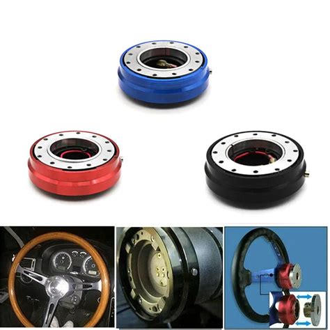 Universal Car Interior Parts Thin Version 6 Hole Steering Wheel Quick