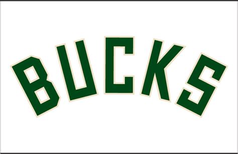The milwaukee bucks logo is one of the nba logos and is an example of the sports industry logo from united states. Milwaukee Bucks Jersey Logo - National Basketball Association (NBA) - Chris Creamer's Sports ...