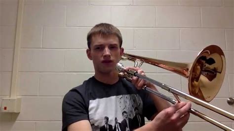 How To Play Trombone For Beginners Youtube Beginner Trombone