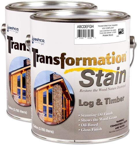 Transformation Log And Timber Exterior Stainsealer 2 Gallons Log