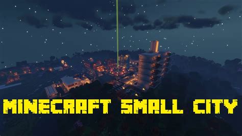 Minecraft Small City Tour 1161 Youtube