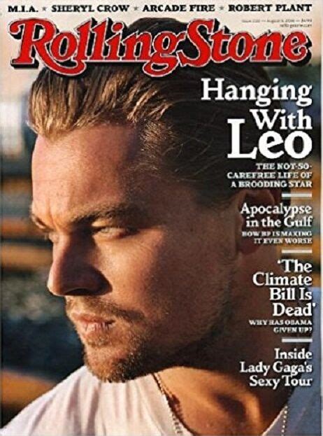 Rolling Stone August 5 2010 Leo Dicaprio On Cover Ebay