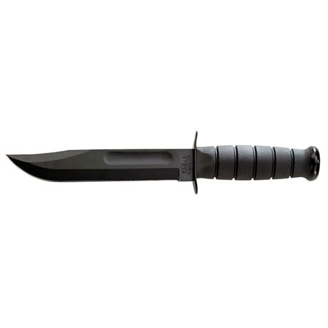 Ka Bar Full Size Black Straight Edge Knife 1213