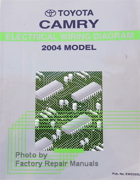 2004 Toyota Camry Electrical Wiring Diagrams Manual Original Schematics