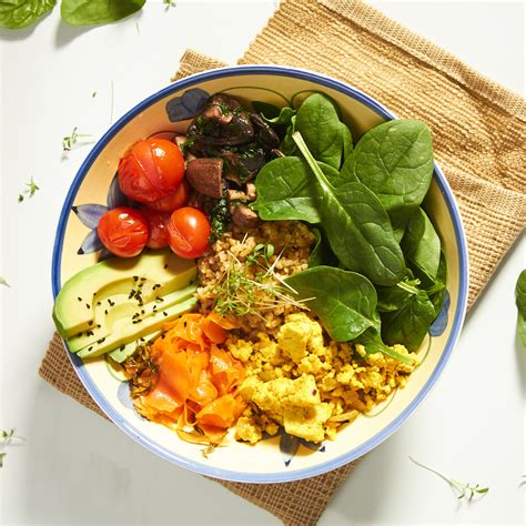 Go for this delicious scramble for breakfast. Vegan Smoked Salmon Breakfast Bowl - Delightful Vegans