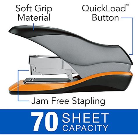 swingline stapler optima 70 desktop stapler heavy duty 70 sheet capacity reduced effort