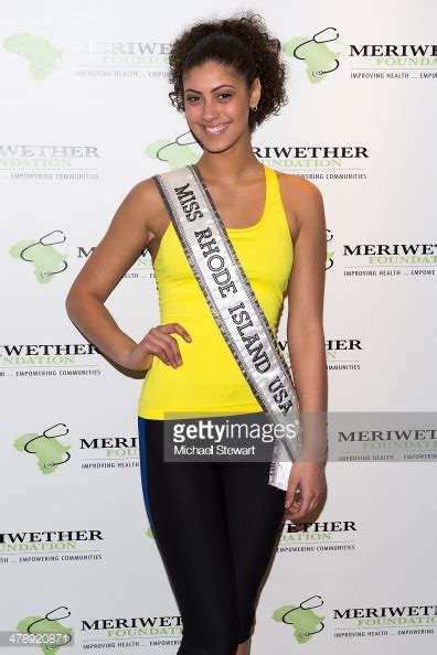 Miss Rhode Island Usa 2014 Christina Palavra Attends A Charity Spin