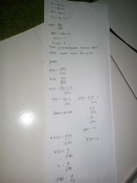 Diketahui f(x) 2+3 dan g(x)=3x2+2x+5. Diketahui fungsi f(x)=g(x)/h(x) dengan g(x)=(2x-1)2, h(2 ...