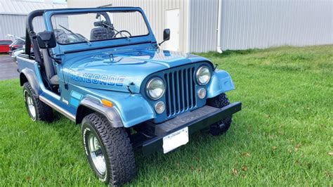 1986 jeep cj 7 renegade for sale at auction mecum auctions