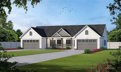 Each unit provide 3 bedrooms, 1,5 baths. Pin on Duplex Floor Plans....