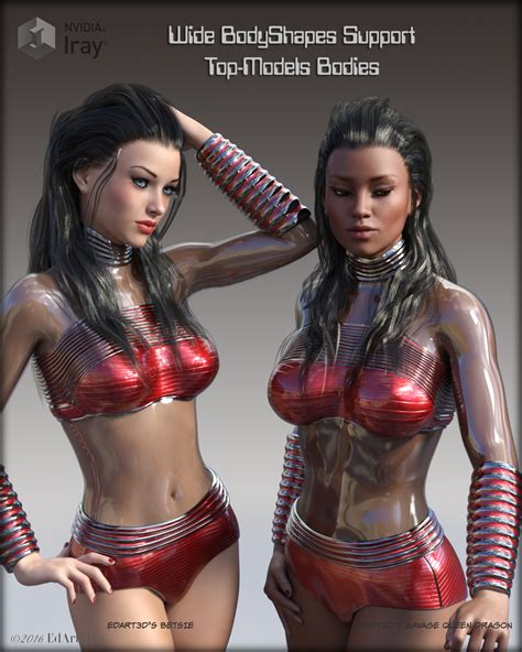 pin up gynoid phase6 for g3f 3d figure assets edart3d
