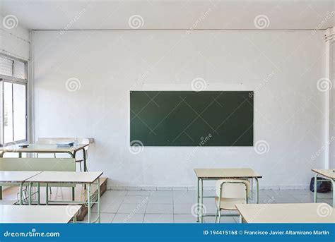 Empty Class Without Students And Without Teachers Stock Photo Image