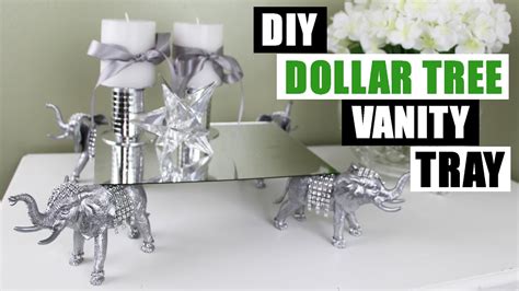 It looks like the scales of a mermaid! DIY DOLLAR TREE VANITY TRAY Z Gallerie Inspired DIY ...
