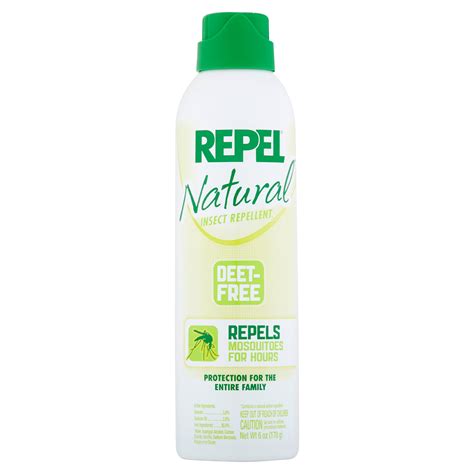 Repel Natural Mosquito Repellent Aerosol Spray 6 Ounce