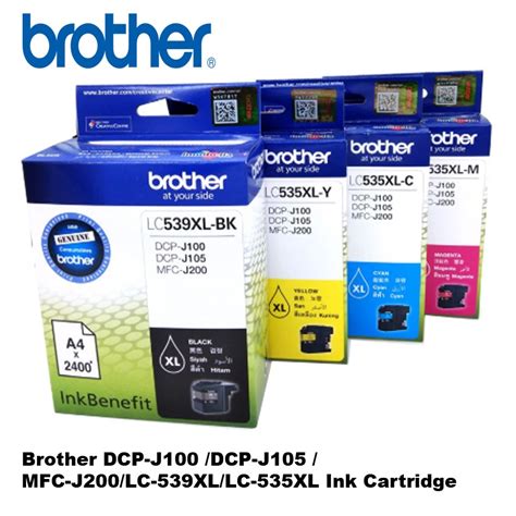 This download only includes the printer drivers and is for users who are familiar with installation using the add printer wizard in windows®. Original Brother DCP-J100 /DCP-J105 /MFC-J200/LC-539XL/LC ...