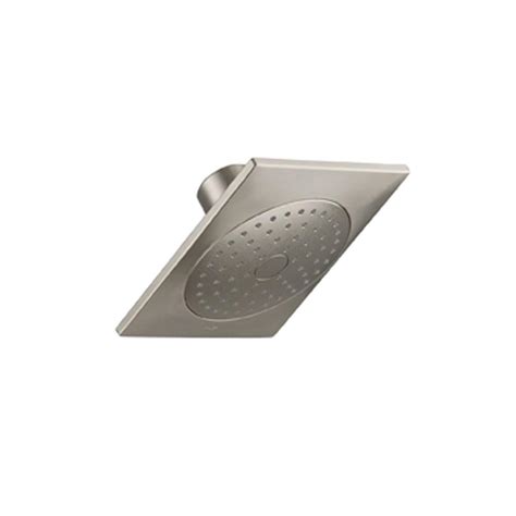 Kohler rain shower head wall mount. KOHLER Loure 1-Spray 6.3 in. Single Wall Mount Fixed Rain ...