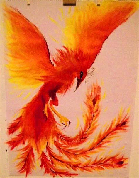 Phoenix Painting By Nymph Y On Deviantart