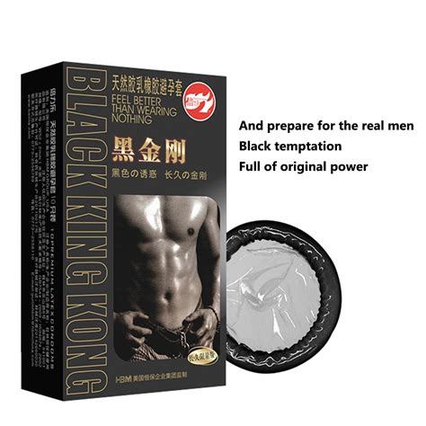 10pcs Black Durable Condoms Ultra Thin Penis Sleeve Long Lasting