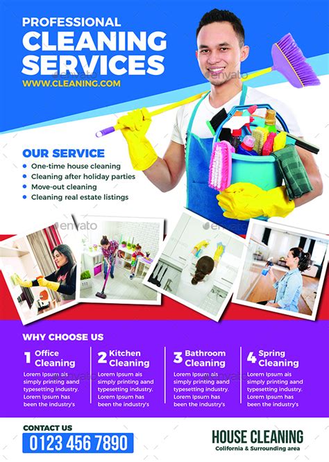 Cleaning Services Flyer Template With Regard To Flyers For Cleaning