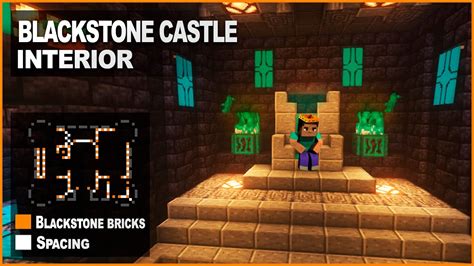 Minecraft How To Decorate A Blackstone Castle Tutorial Youtube