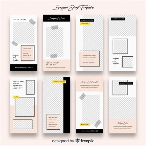 Create gorgeous designs for instagram stories with these readymade templates for adobe photoshop. Free Vector | Instagram stories template