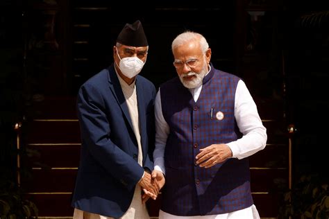 Nepals Prime Minister Visits India Meets Modi To Deepen Ties Reuters