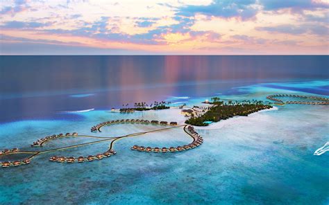 Download 3840x2400 Wallpaper Maldives Resorts Aerial
