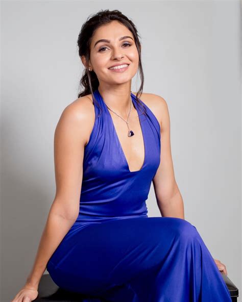Andrea Jeremiah Glamour Photoshoot In Blue Outfit Stills 1000