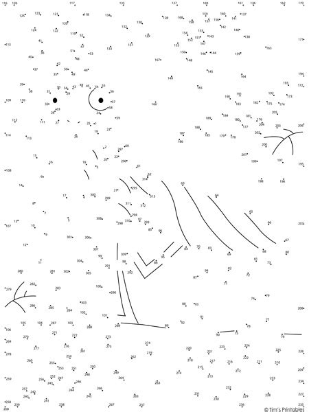 Printable Animal Dot-to-Dots | Connect the Dots for Kids - Tim's Printables