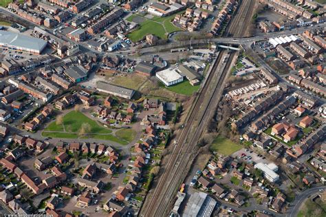 Leyland Railway Station From The Air Aerial Photographs Of Great