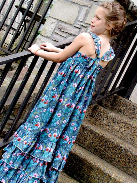 Items Similar To Stunning Tween Maxi Dress With Cascading Ruffles On Etsy