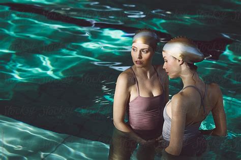 Portrait Of Two Women Swimmers By Stocksy Contributor Lumina Stocksy