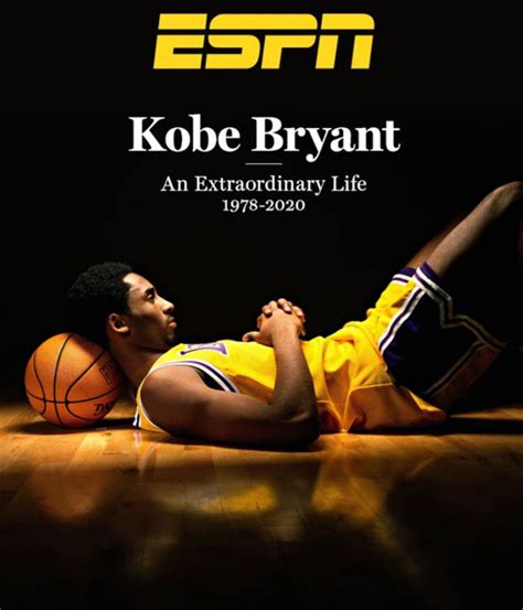 Espn Commemorative Kobe Bryant Issue 2020 In 2020 Kobe Bryant Kobe