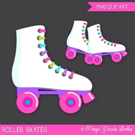Printable Png Sublimation Roller Skates Clipart Roller Etsy Roller