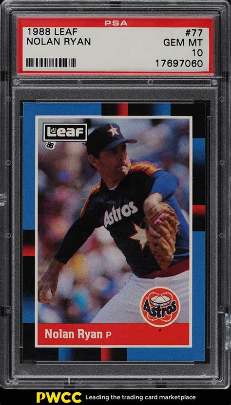 His overpowering fastball and unparalleled longevity produced 324 victories and a host of major league records. Auction Prices Realized Baseball Cards 1988 Leaf Nolan Ryan