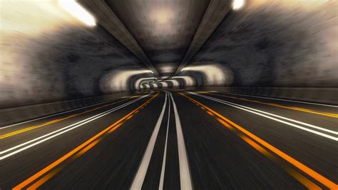 Abstract Speed Motion In Urban Highway Road Stock Motion Graphics Sbv