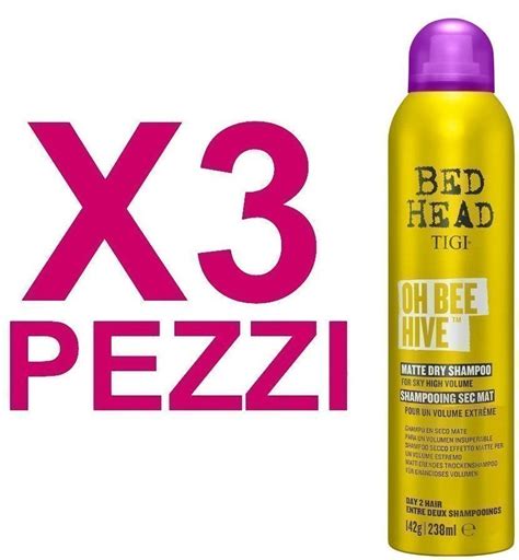 Tigi Kit Bed Head Oh Bee Hive Dry Shampoo 238ml 3pz Shampoo