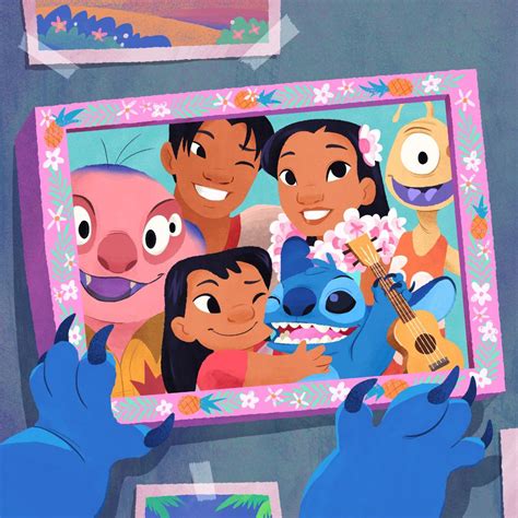 12126 artist needed safe official art david kawena lilo and stitch jumba jookiba lilo