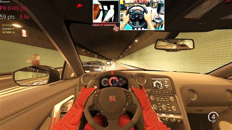 Nissan GT R R35 Speeding Via Heavy Traffic Japan Steering Wheel