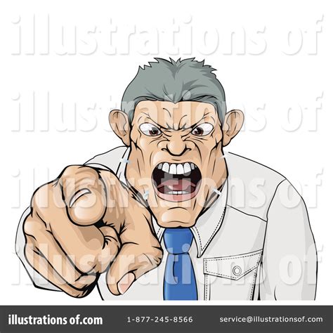 Cartoon Angry Boss Royalty Free SVG Cliparts Vectors And Stock