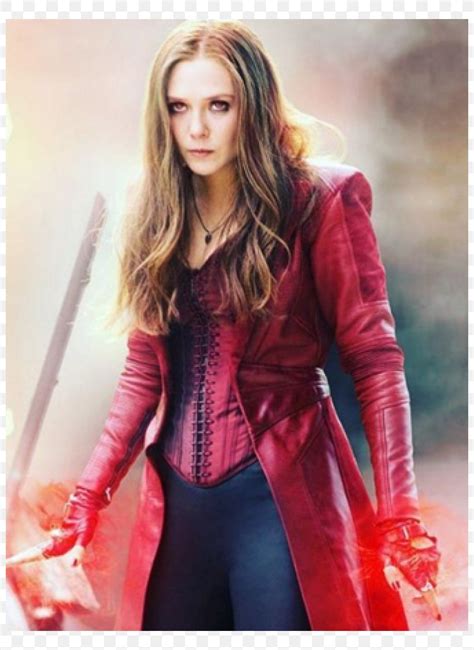 Elizabeth Olsen Wanda Maximoff Captain America Civil War Vision Png