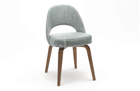 Saarinen Executive Side Chair Wooden Legs By Furnishplus