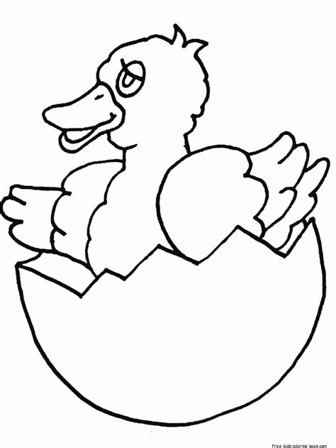 Printable duckling coloring pages kindergarten for kidsFree Kids