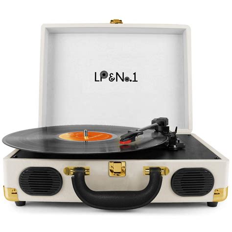 Lpandno1 Portable Suitcase Turntable With Stereo Speaker3 Speeds Belt